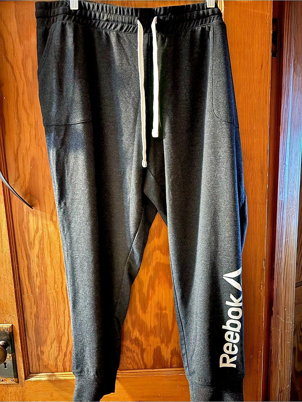 Reebok Fleece Logo Jogger Pants Men's Black